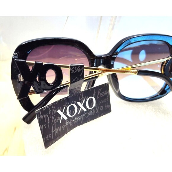 XOXO Womens XS93143-1BB-SC Cat2 Black Gadient Lens Sunglasses NEW 62-13-140 - Picture 3 of 11